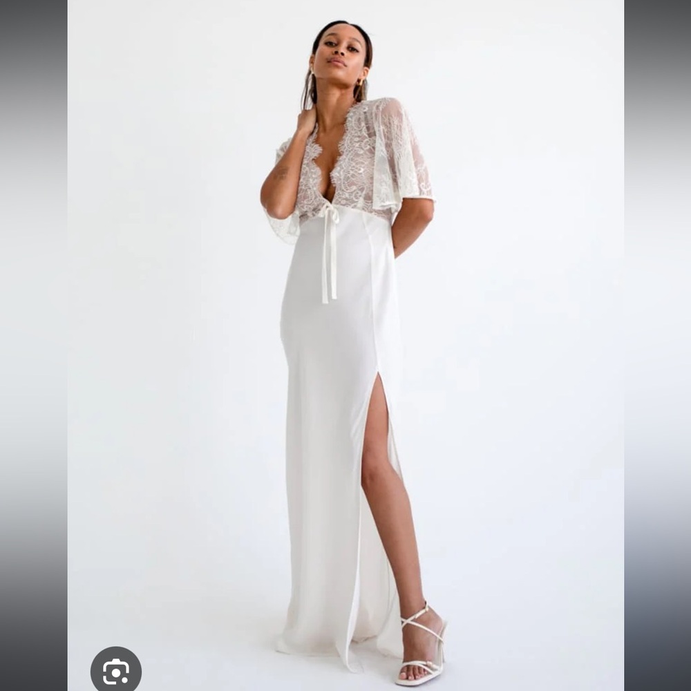 Rumored White Lace Maxi Dress